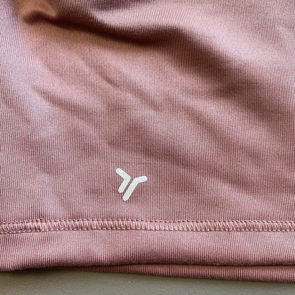 Old Navy Strappy Longline Sports Bra, Light Support, PowerPress, Dusty Rose NWT - Picture 4 of 12